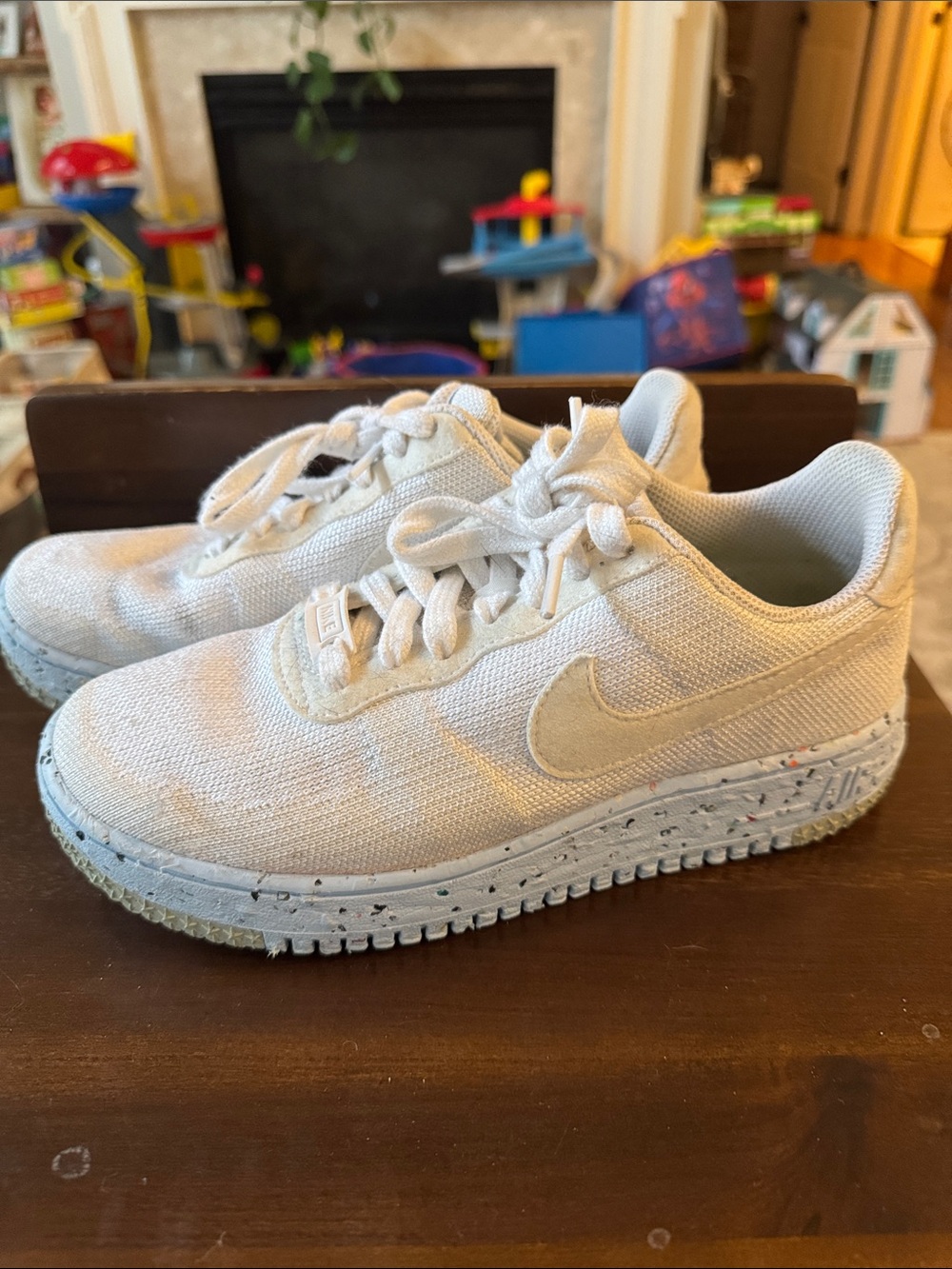 Nike Cream/White Speckle-Trim Women's Sneakers